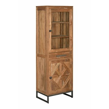 Mascio Cabinet 2 deurs - 1 lade | 65x40x195 - TWR-KL0224