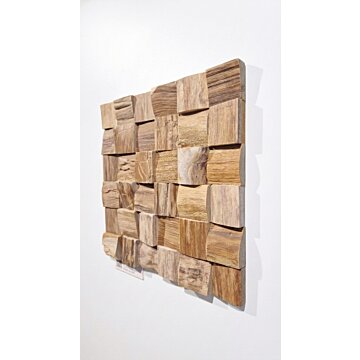 Teak wandpaneel Rustiek Recycled hout