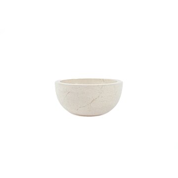 Wit Marmeren Fontein Waskom 20x12cm - Toilet Waskom klein | Teakea
