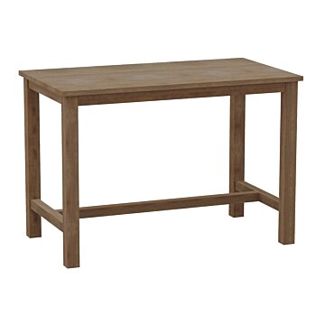 Genua | Teak Bartafel | 160x90x110 | Black Wash - TWR-PF0079