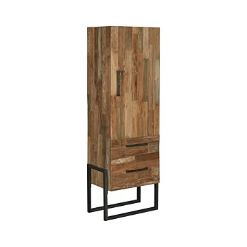 Potenza Cabinet 1 deur Greep Links |  2 laden | 66x45x190 - TWR-PF0103