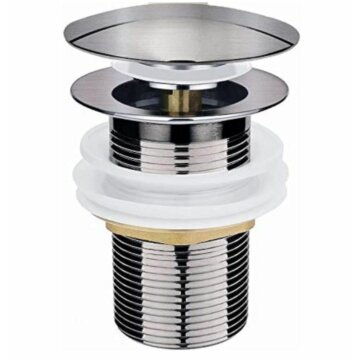 afvoerplug clickwaste Pop-up afvoer chroom-kleur