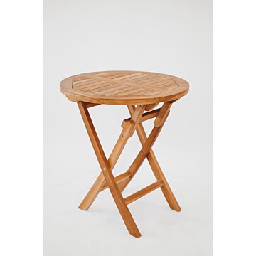 tuintafel inklabaar teakhout 70 rond x 75 hoog