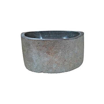 Natuurstenen Waskom Riviersteen 37 x 29 x 16 cm Natuurstenen Waskom Riviersteen 37 x 29 x 16 cm