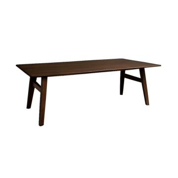 Aura eetkamertafel 200 cm massief acaciahout, modern design, ideaal voor 8-10 personen.