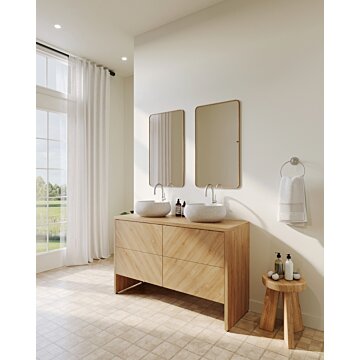Eiken dressoir Badmeubel Staand | Massief Hout