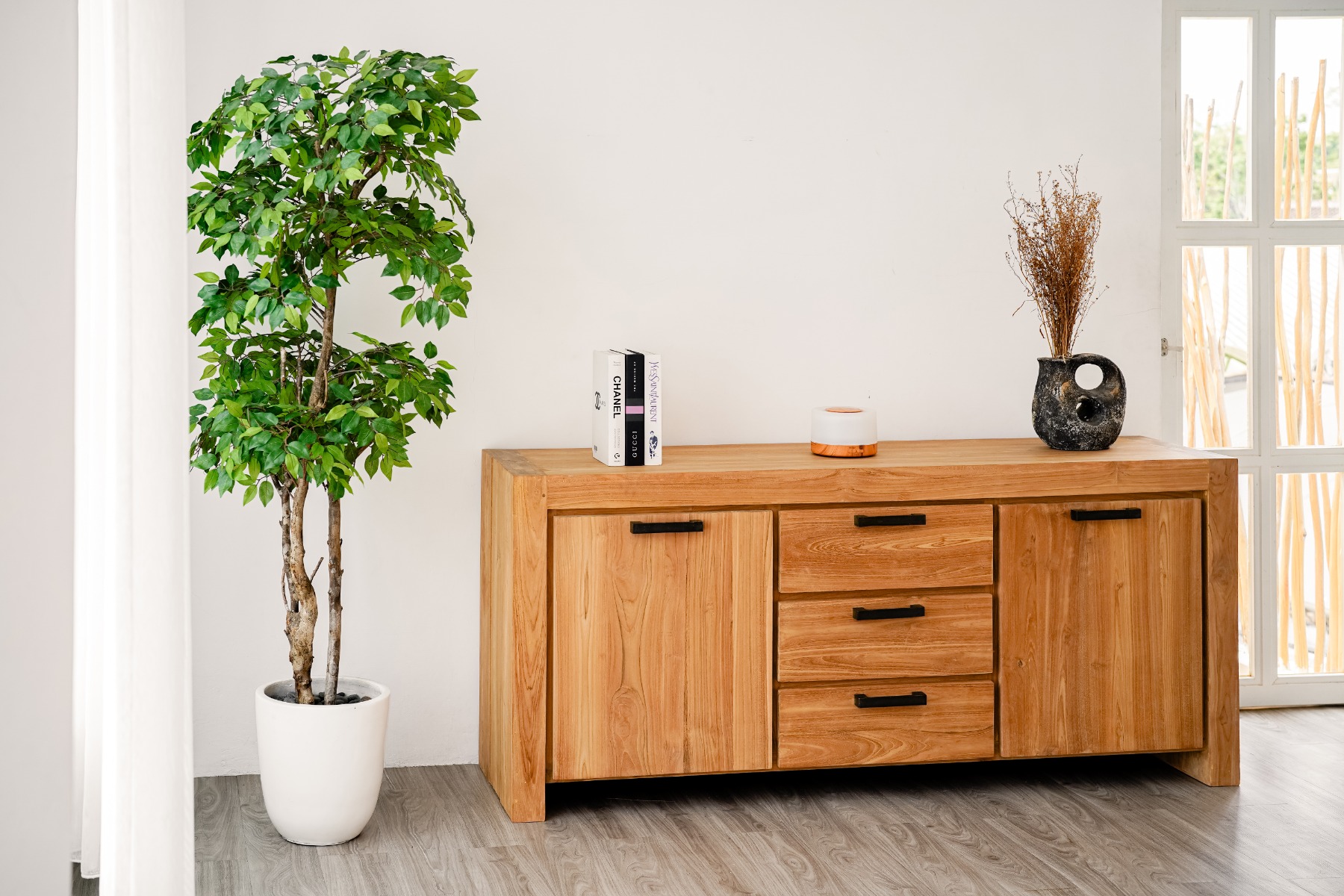 Teak dressoir 180x45x80 | Cube  - view 4