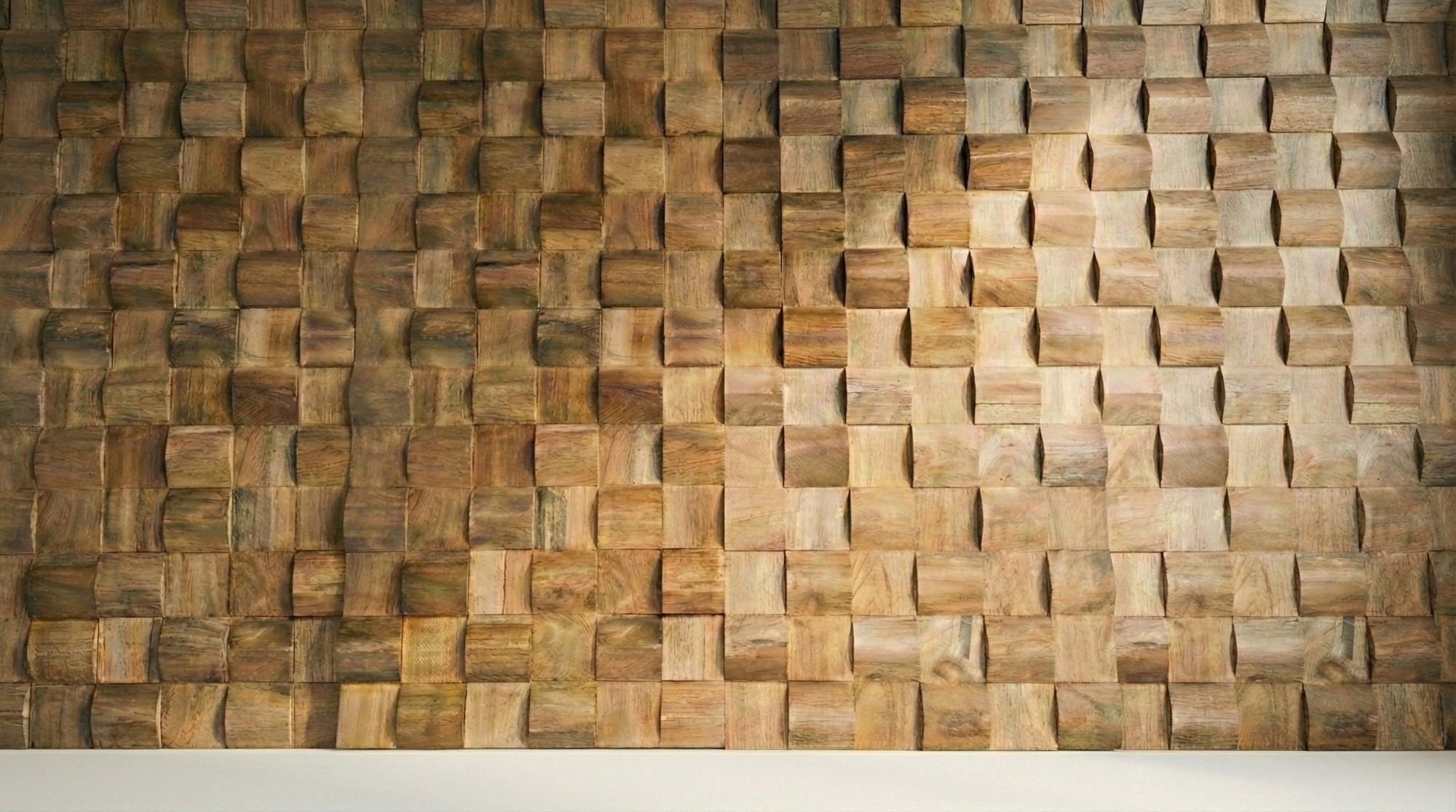 Teak plakhout | Stories | 30x30x2 - DEV-WC-PS - view 3