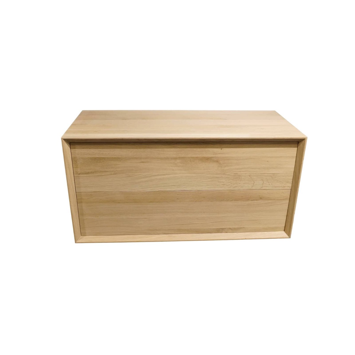 Eiken badmeubel Edge kaderlijst strak design massief hout - view 4
