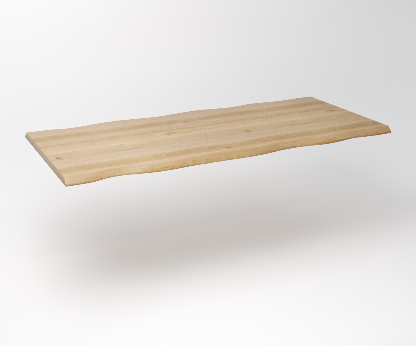 Eiken Boomstam Eettafel | Slab Edged-Fantasy X - Teakea.nl - alternate view
