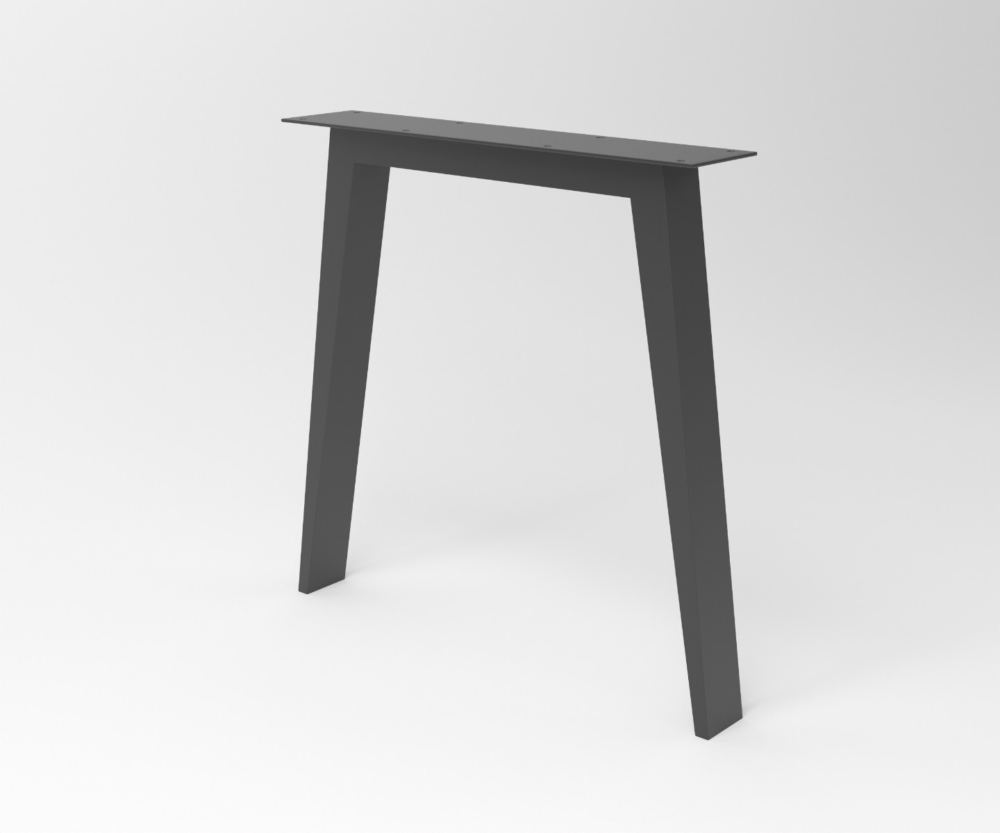 Notenhouten eettafel Vissegraad | N-poot onderstel - view 4