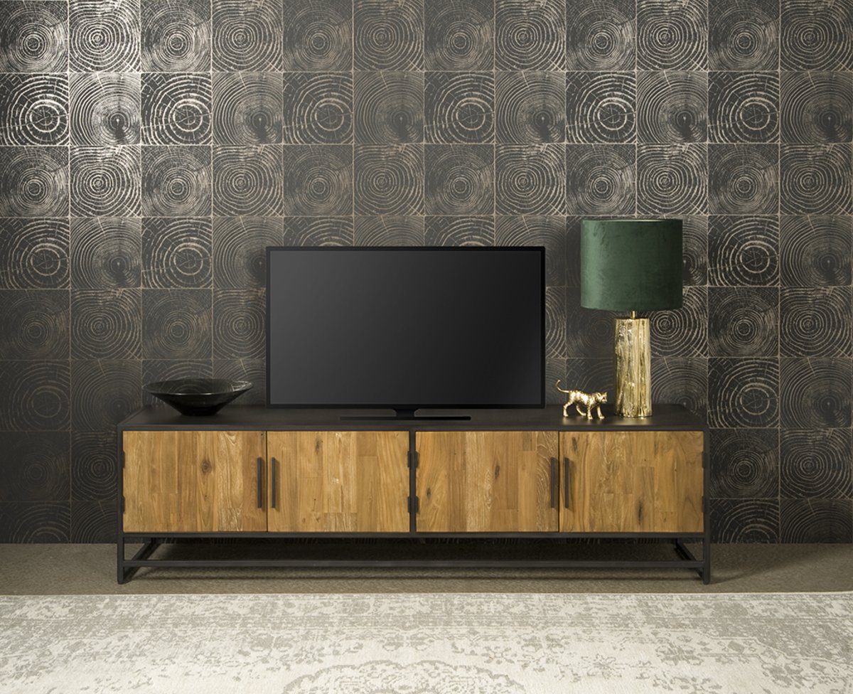 Felino - TV stand 4 drs. 200x45x53 - TWR-FI0042 - alternate view