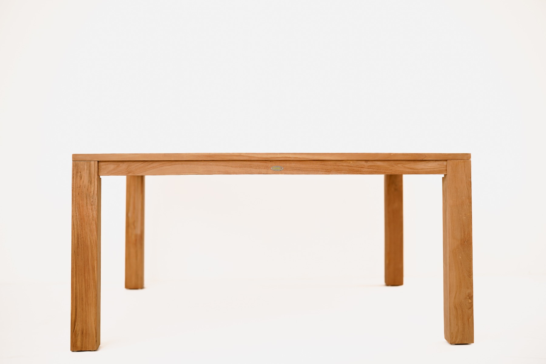 Tuintafel teakhout 100x100x75 met vast poot massief Teak - view 4