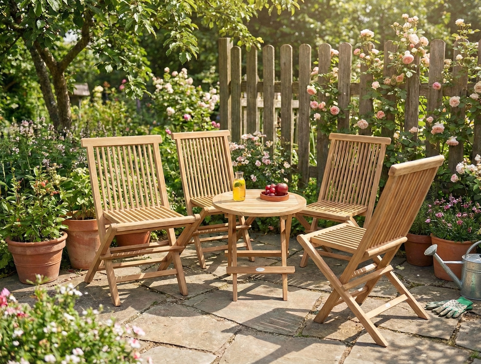 Teakea Cozy Tuinset (4 Stoelen + Tafel) - alternate view