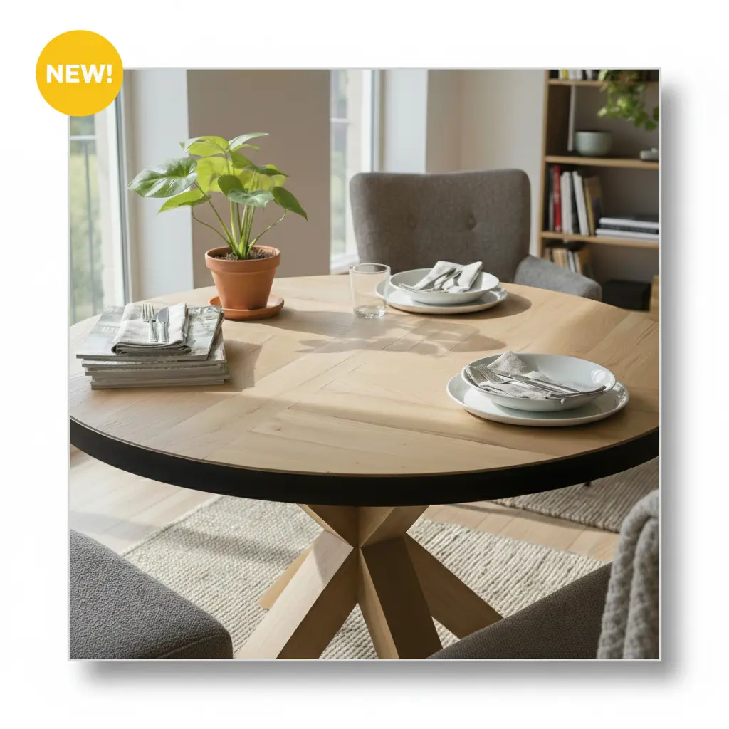 Ronde Eettafel David | 130x78 - TK-ET-DAVID - view 3
