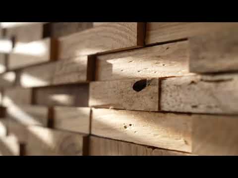 Teak plakhout | Rustiek Houtstrip Paneel | 18x49.5x2  - view 4