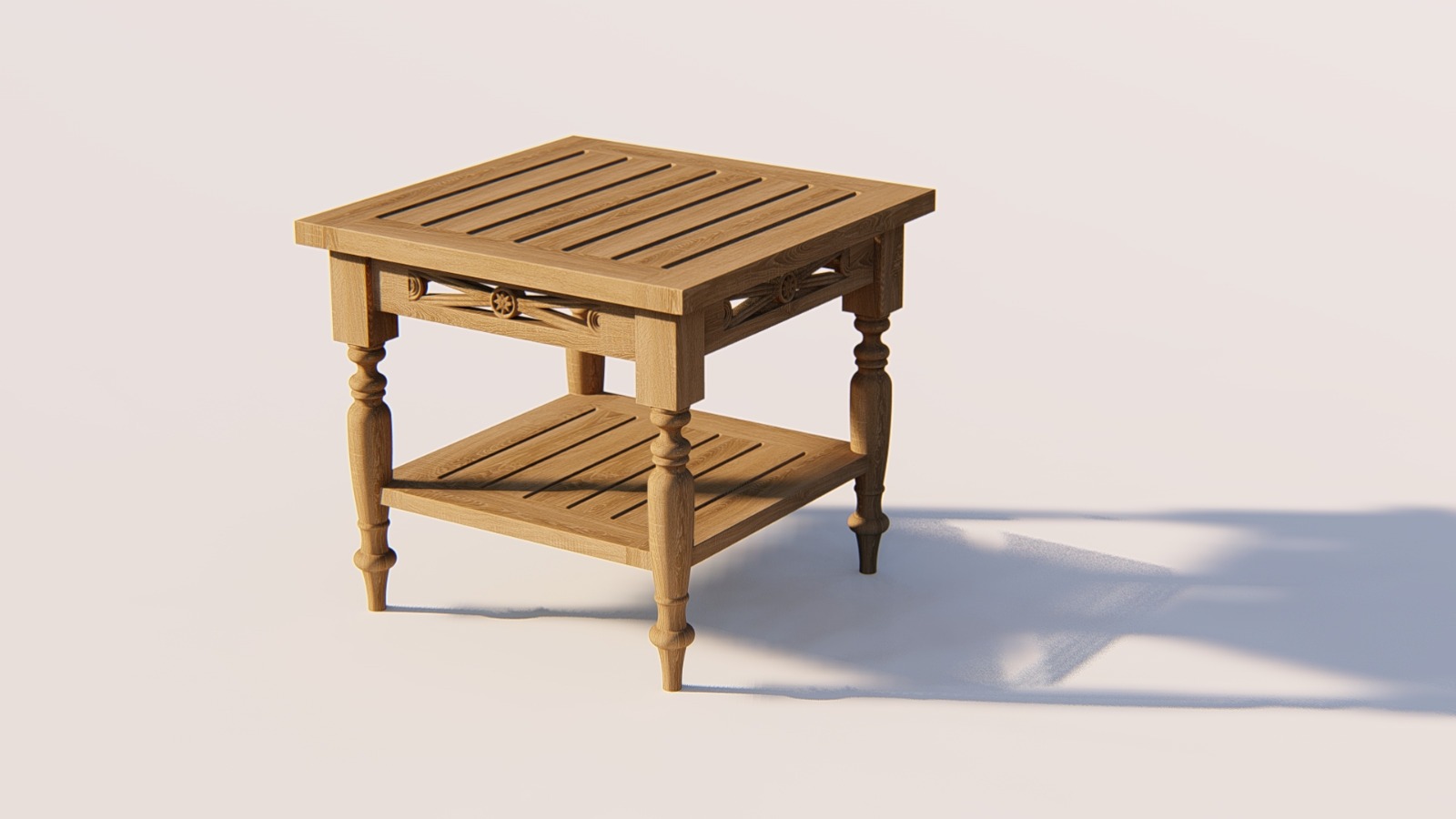 Batavia salontafel 60 x 60 x 45 recycled teak - view 3
