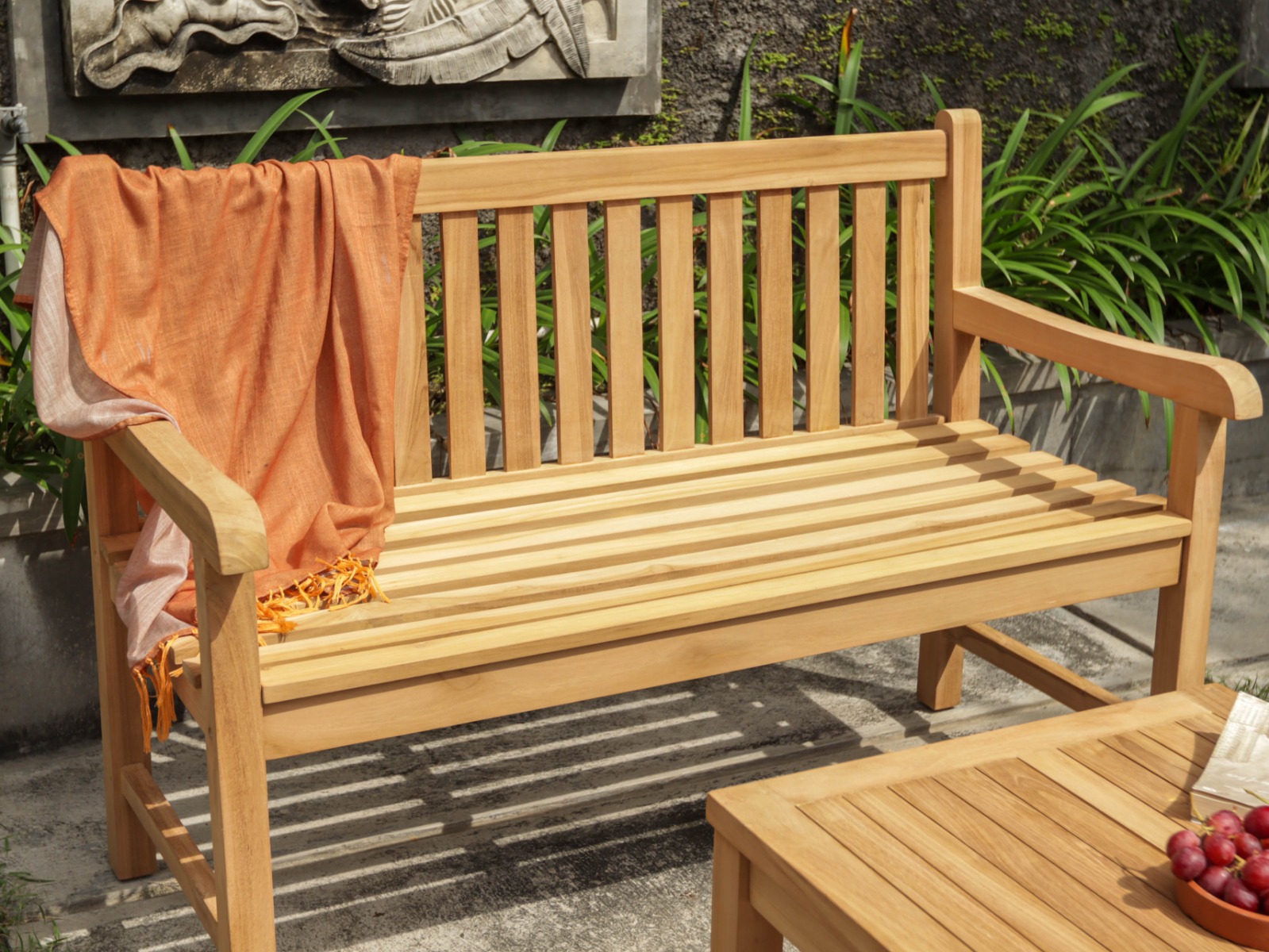 Windsor Teak Tuinbank 130 cm - Stijlvolle en Duurzame Buitenbank | Teakea - view 4