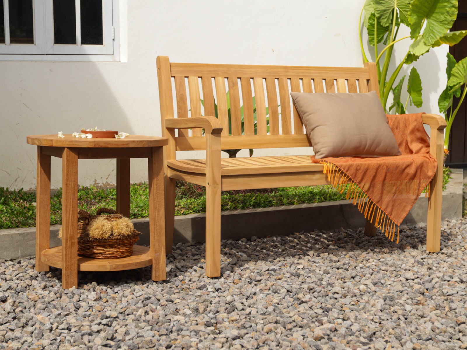 Beaufort Teak Tuinbank | 130 breed - DEVI-TB-SB13-A - alternate view