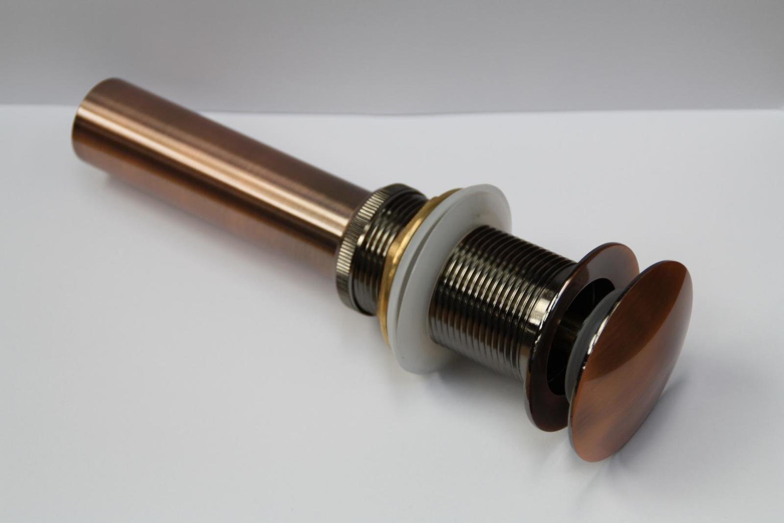 Pop-up Afvoerplug - zonder overloop - Rosé Goud - 1 1/4 Inch - 8416D - alternate view