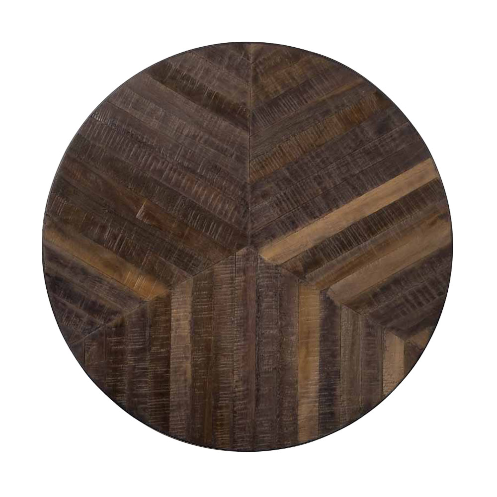 Turi bijzettafel rond set van dire kleur Wine - view 3
