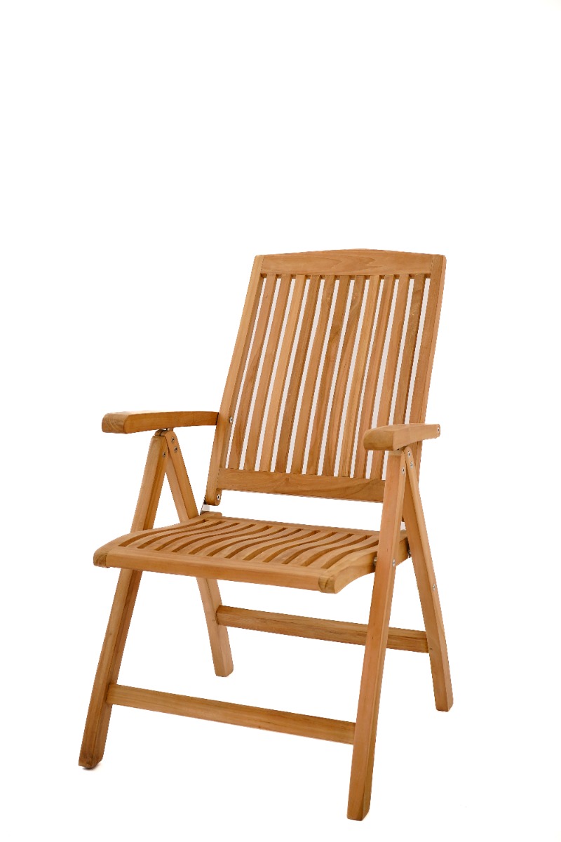 Teakea Linda Tuinset – 2 Verstelbare Stoelen & Rondo Tafel Ø50 – FSC® Teak - view 4