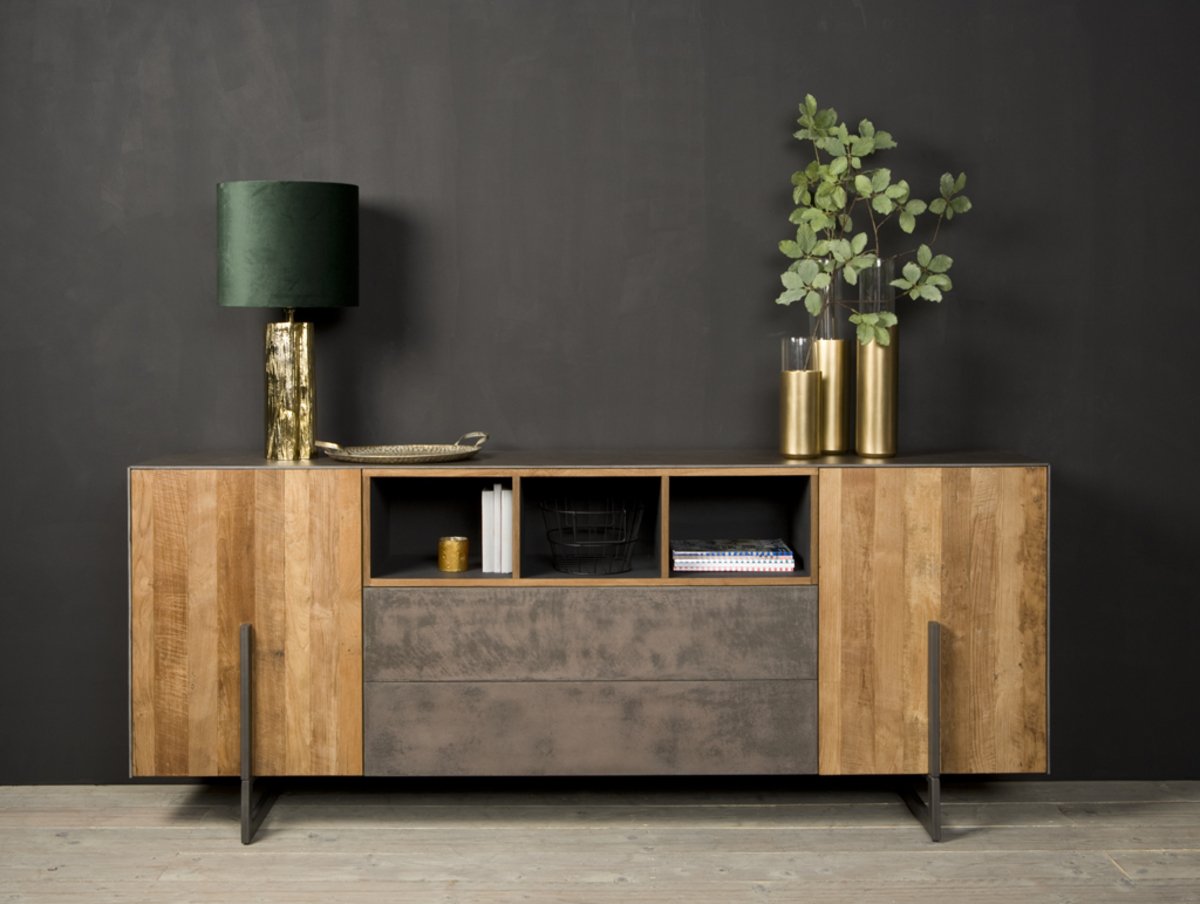 Ora Dressoir | 2 Deuren | 2 Laden | 222x45x89 - TWR-MX0030 - alternate view