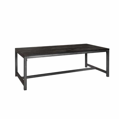 Ziano eettafel zwart | 160x90x76 - NA0190 - alternate view