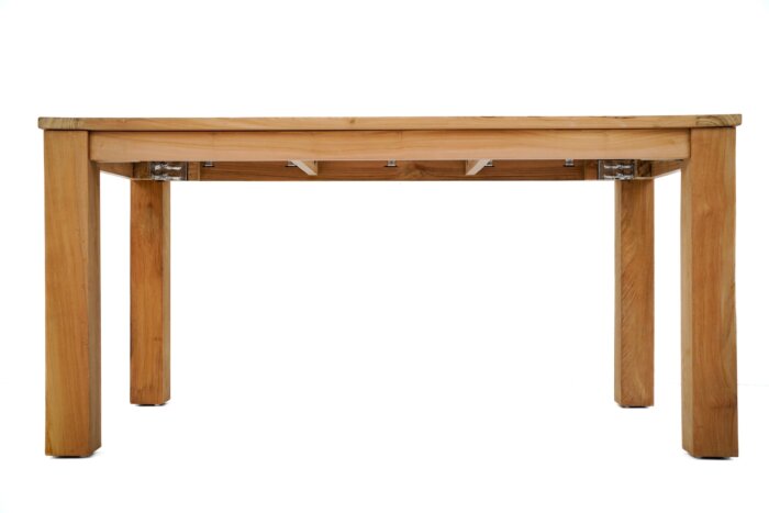 Teakea Teakhouten Tuinset met 6 Ibiza stapelbare stoelen en Nelson tafel 180x90 cm – duurzame en stijlvolle tuinmeubels van massief teak

 - view 3