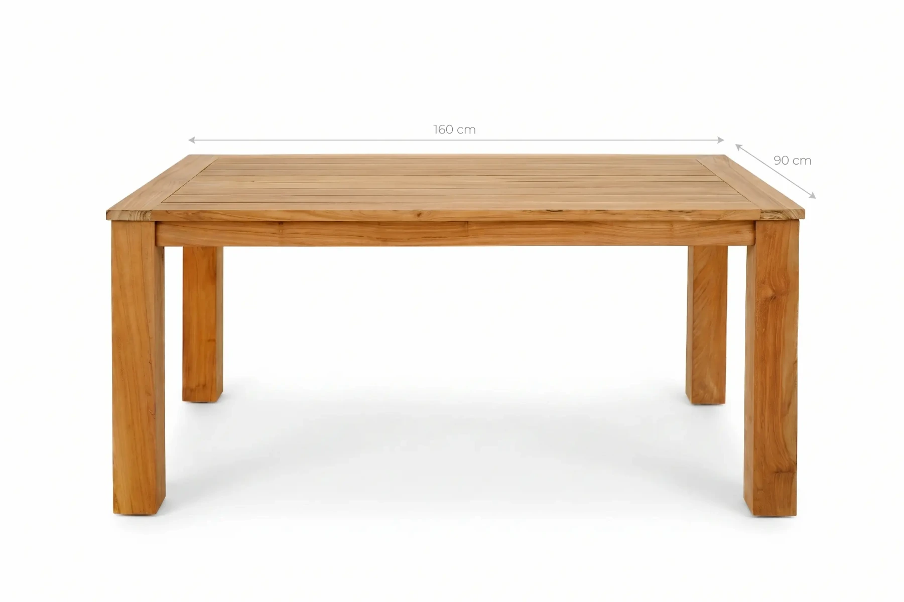 Nelson teak tuintafel 160x90 Sfeerfoto buitenterras - alternate view