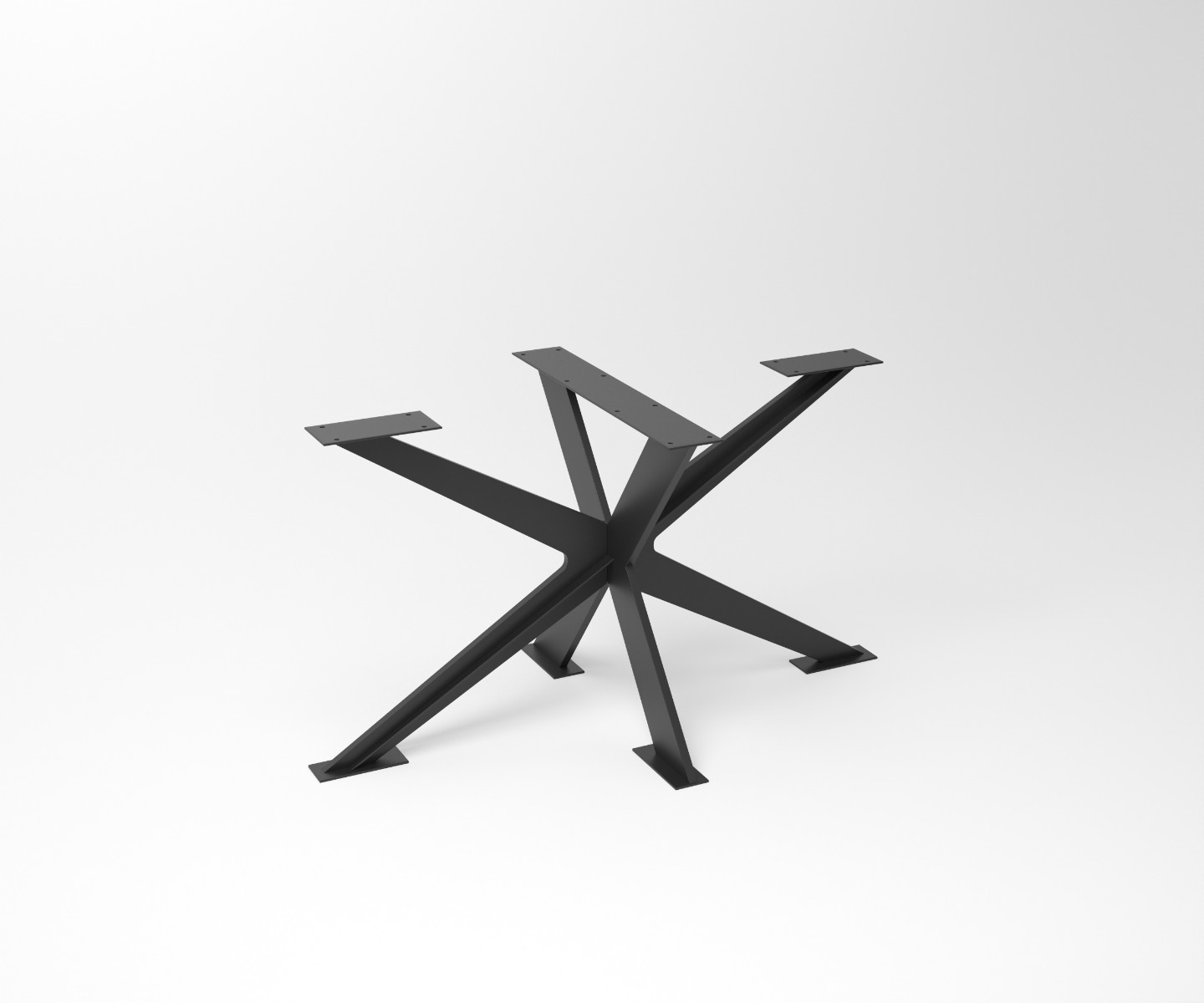 Stijlvolle notenhouten eettafel met massief 3-Rex frame | Teakea.nl - alternate view