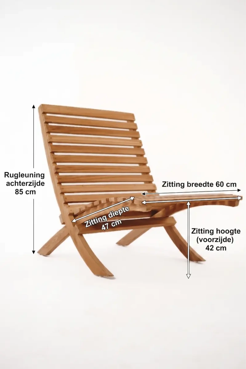 Rilex Teakhouten design tuinstoel - alternate view