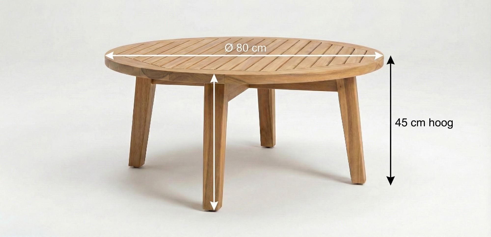 Teak salontafel 80 x 45 FSC - alternate view