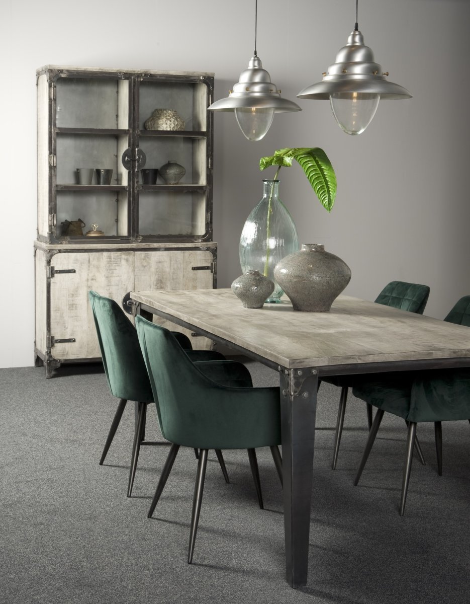 Basto Dressoir Grijs | 4 deurs | 180x40x89 - TWR-IF1033 - view 4
