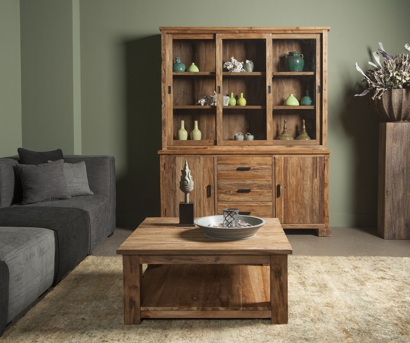 Lorenzo | Teak Kamerkast | 100x45x130 - TWR-SS0854 - view 3