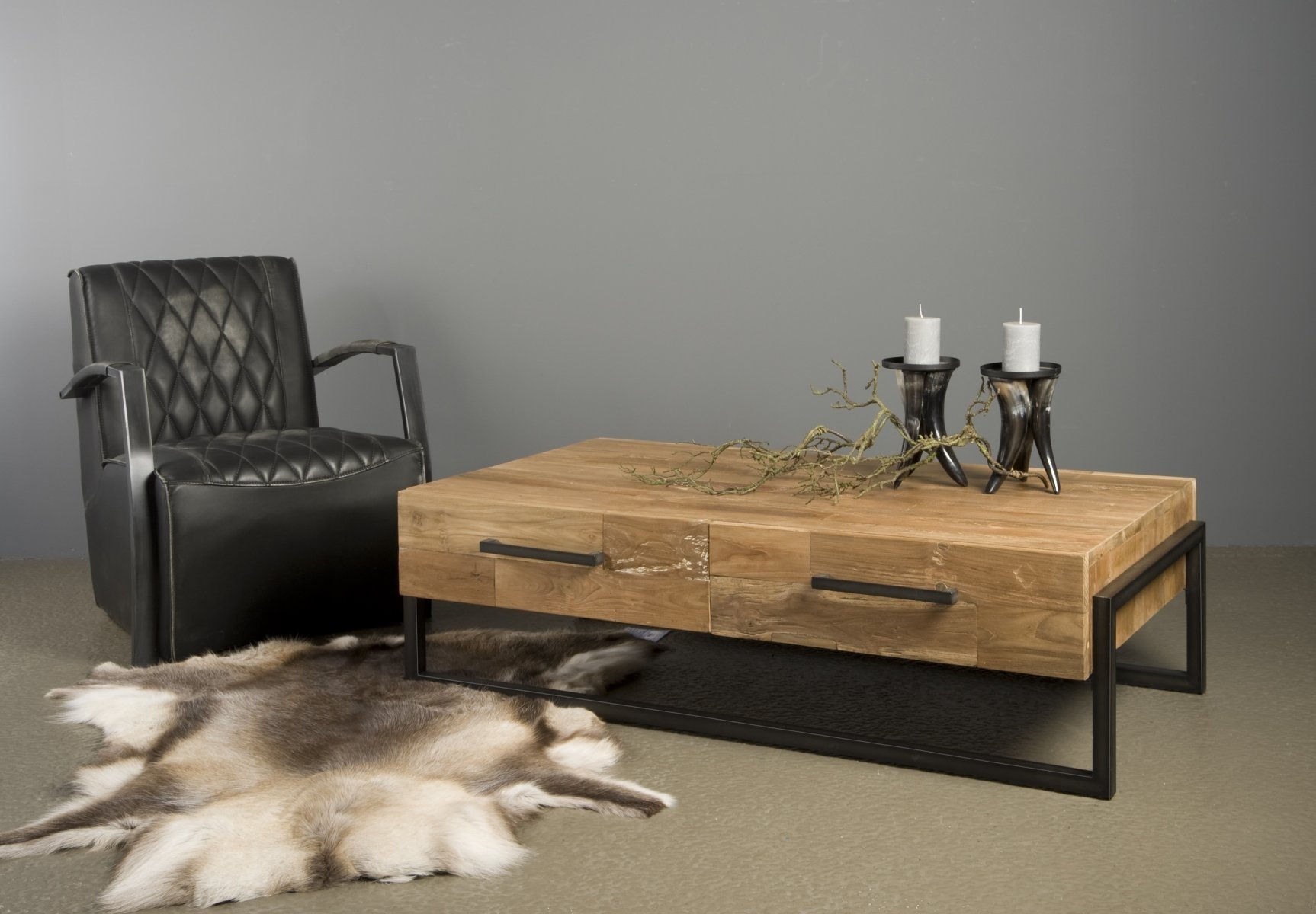Potenza Salontafel 4 Laden | 141x75x40 - TWR-PF0109 - alternate view
