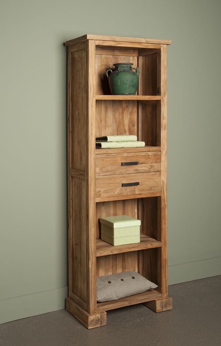Lorenzo | Teak Boekenkast | 65x35x190 - TWR-SS0853 - alternate view