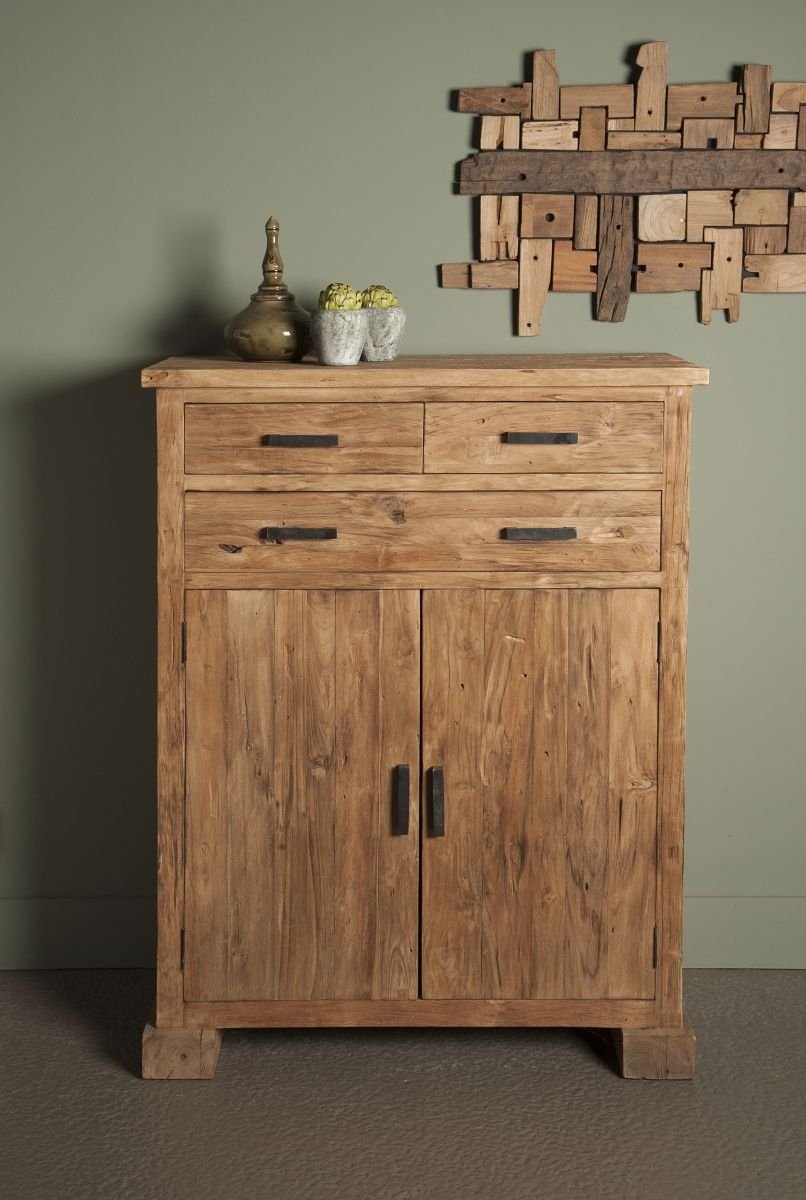Lorenzo | Teak Kamerkast | 100x45x130 - TWR-SS0854 - alternate view