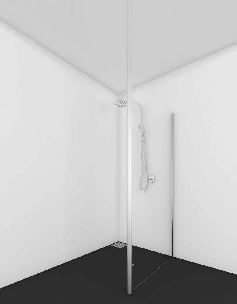 Van Rijn Products ST01INL inloopdouche 55,8cm met RVS staander - view 3