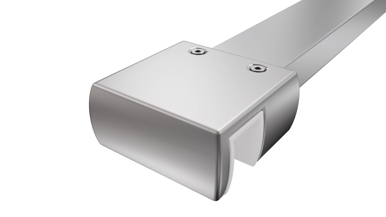 Van Rijn Products ST01MGS Ducha a ras de suelo con barra satinada 120cm cromo - view 4