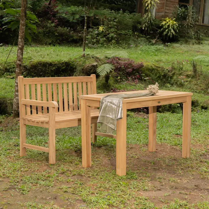 Bistro Teak Tuintafel 120 x 60 x 77  - alternate view