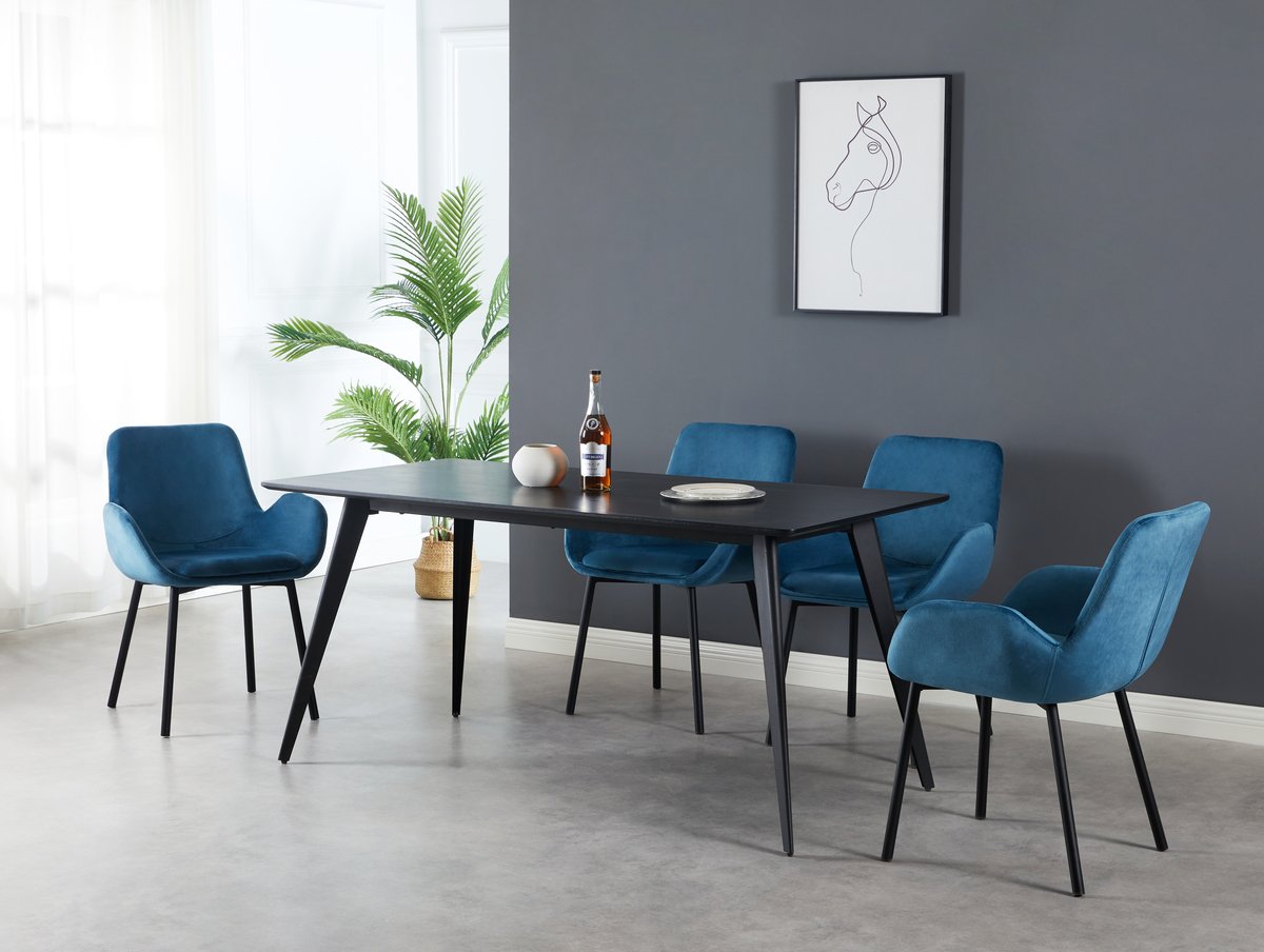 Eetkamerstoel Suze | Licht Grijs-blauw - TK-ST-SUZE-GRIJS - view 4 Eetkamerstoel Suze | Licht Grijs-blauw - TK-ST-SUZE-GRIJS - view 4