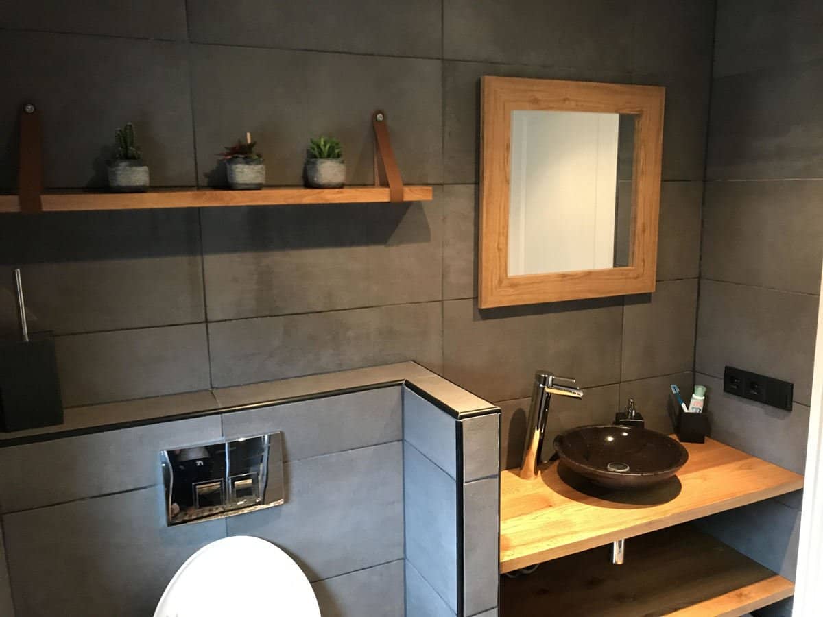 Eiken Wandplank 120 x 25 x 4 | Blinde Muurophanging - view 3