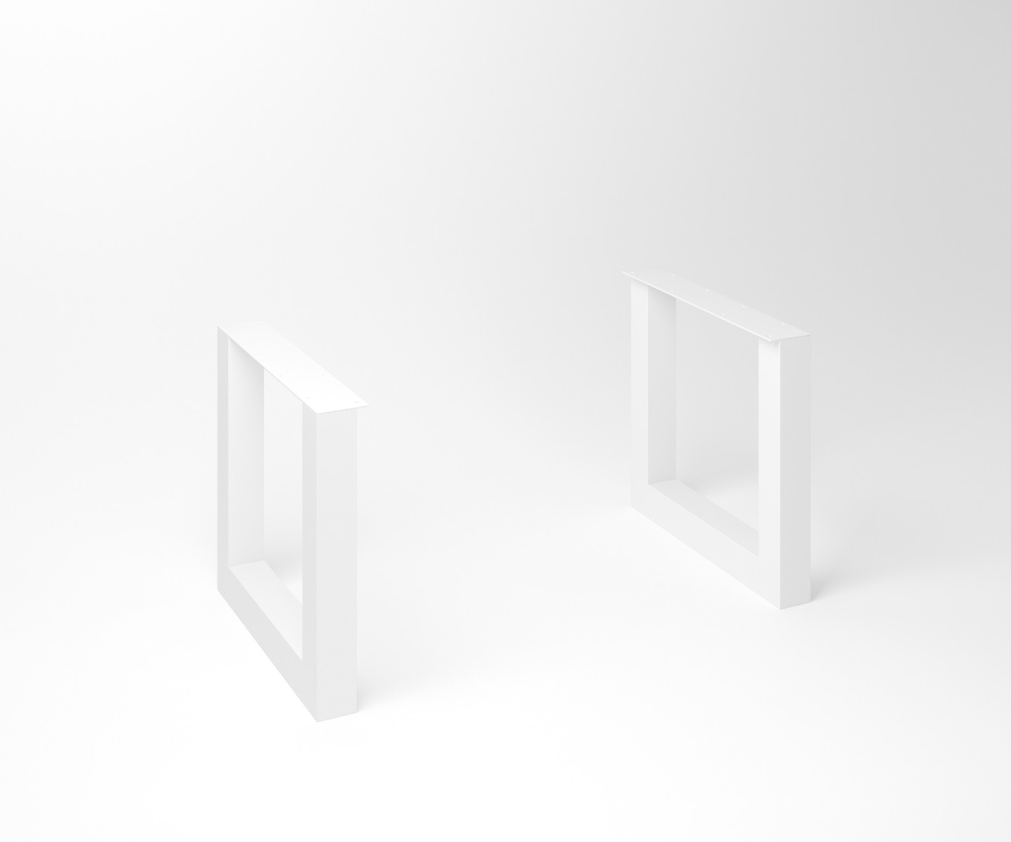 Notenhouten Eettafel Tusk | 3-U-Frame White – Luxe Design - alternate view