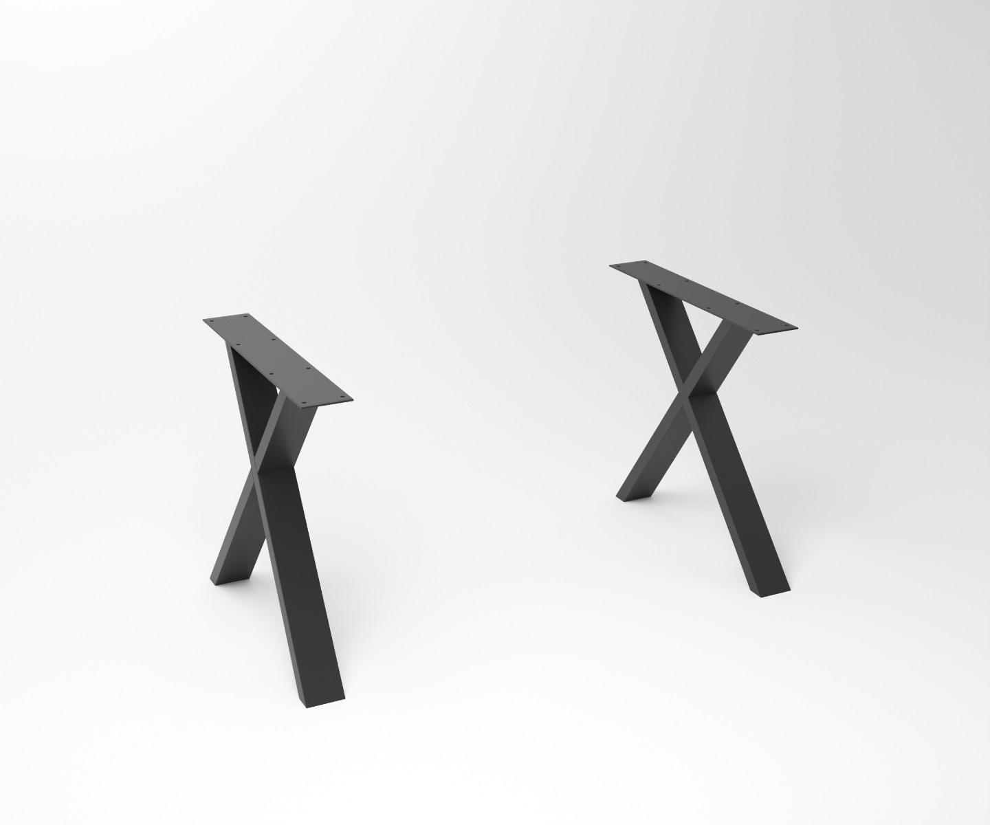 Notenhouten Eettafel Tusk | Fineline Frame Black - alternate view