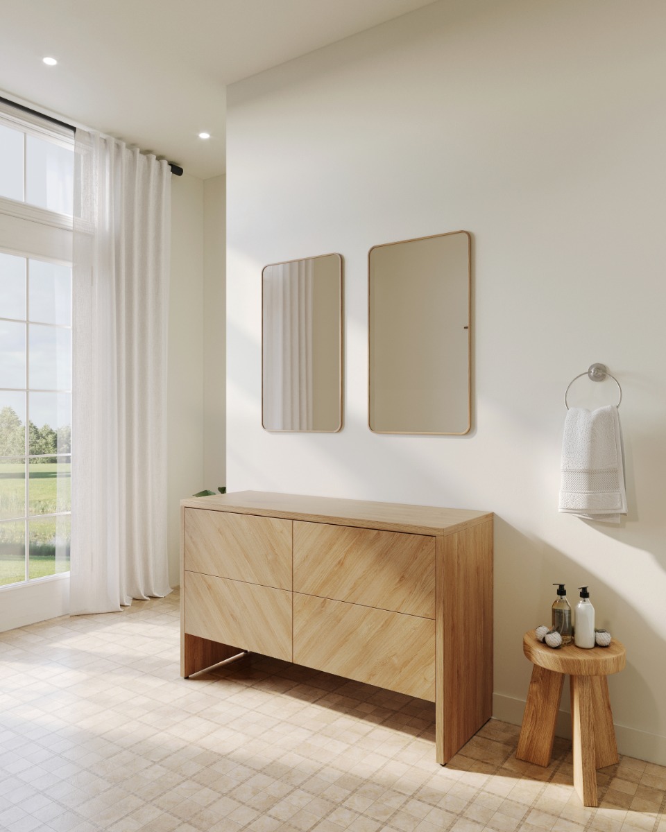 Eiken dressoir Badmeubel Staand | Massief Hout - alternate view