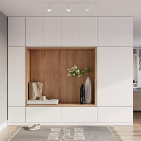 Interieur wandkast maatwerk - Teakea wandkast woonkamer maatwerk