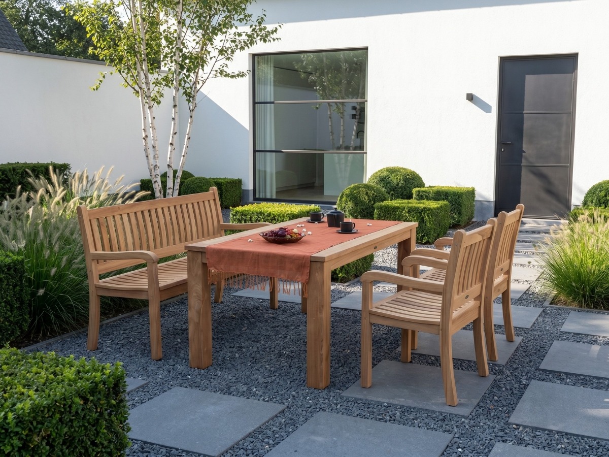 Teakea teak tuinmeubels collectie - Teakea Premium teak tuinmeubels van Teakea — FSC-gecertificeerd massief teakhout